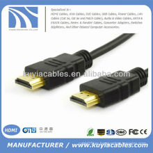 Cable de HDMI 1.4v varón a la ayuda masculina 3D, 4K * 2K los 1M 1.5M los 2M los 3M los 5M